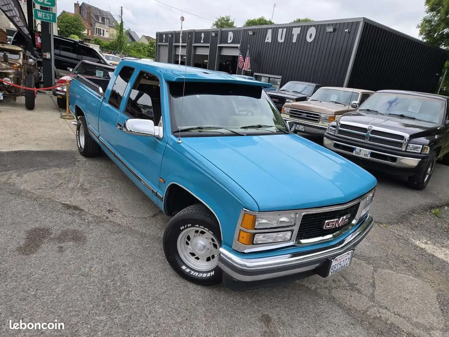 Chevrolet Silverado GMC Sierra C1500 5.7 V8 350ci idem 6 places Bleu - 1