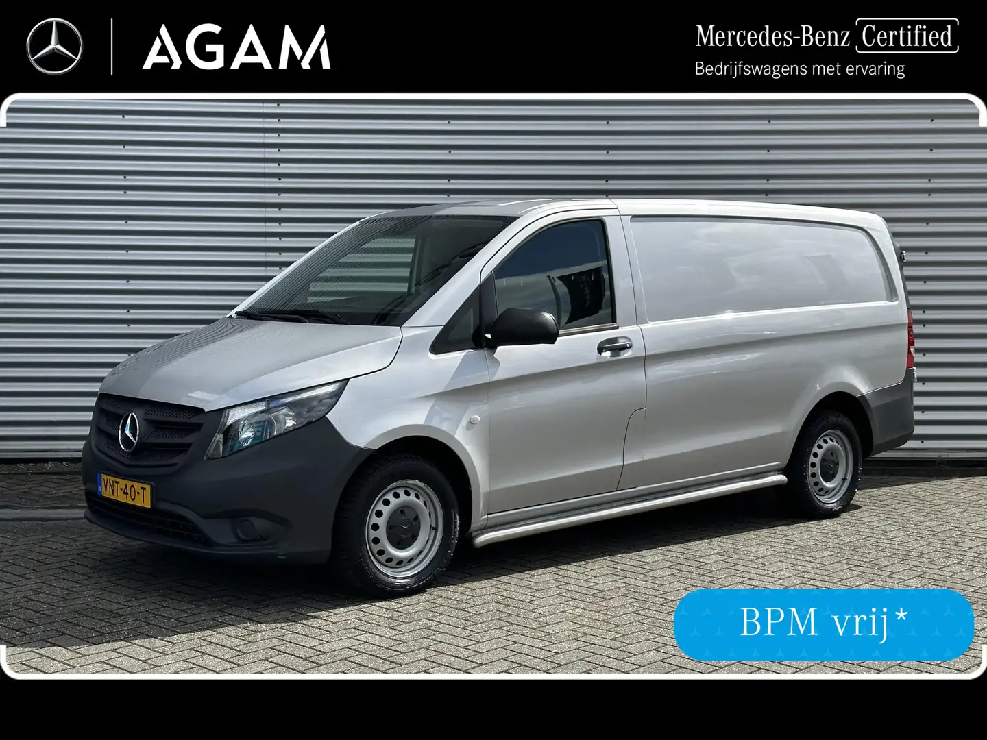 Mercedes-Benz Vito 114 CDI Automaat Airco Carplay Navigatie Android A Zilver - 1