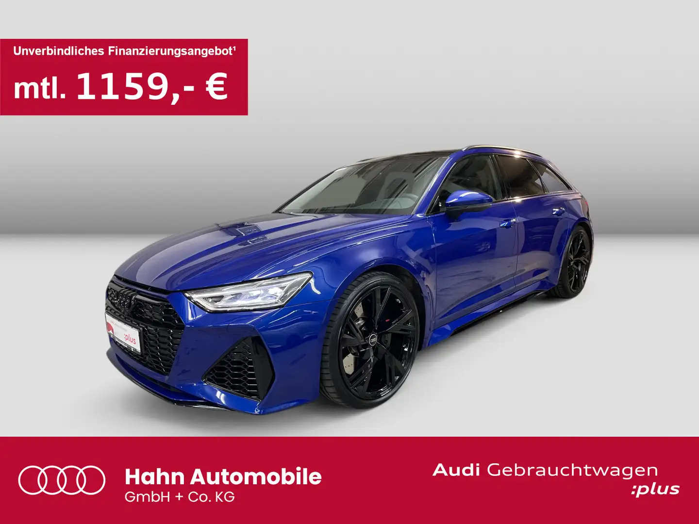 Audi RS6 RS6 Avant 4.0TFSI quattro Tiptrc Pano B&O 280kmh Blau - 1