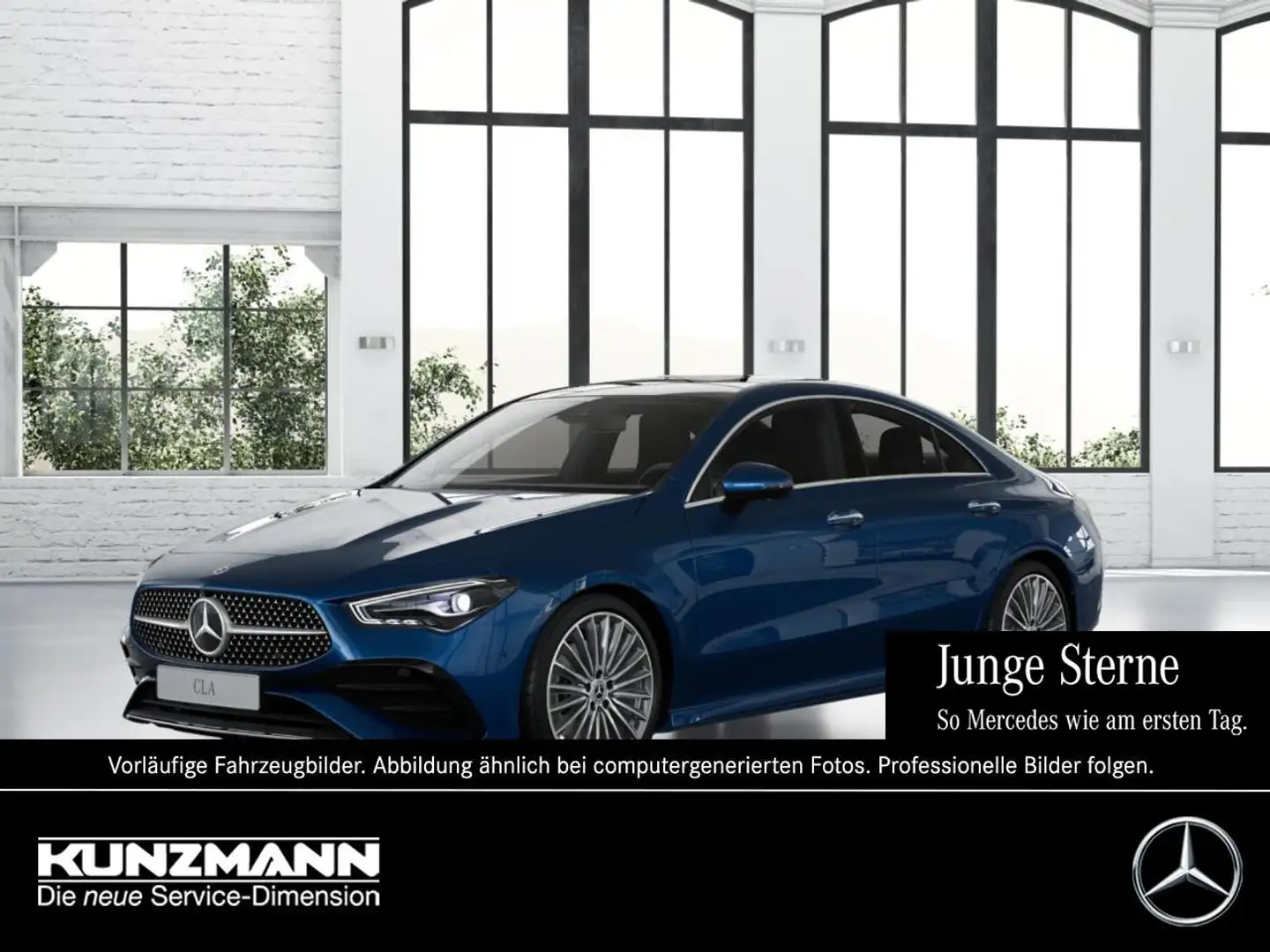 Mercedes-Benz CLA 250 e Coupé AMG Panorama Distronic Burmester Blau - 1