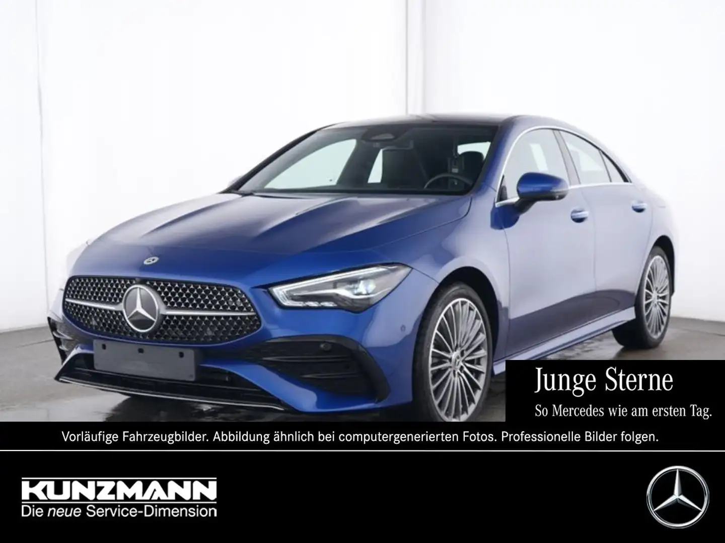 Mercedes-Benz CLA 250 e Coupé AMG Panorama Distronic Burmester Bleu - 1
