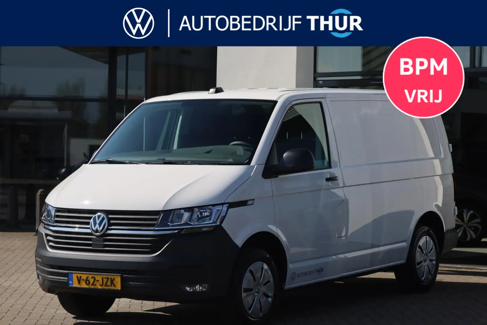 Volkswagen T6.1 Transporter 2.0 TDI L1H1 28 Comfortline 110PK / 81kW, 60 maand Wit - 1