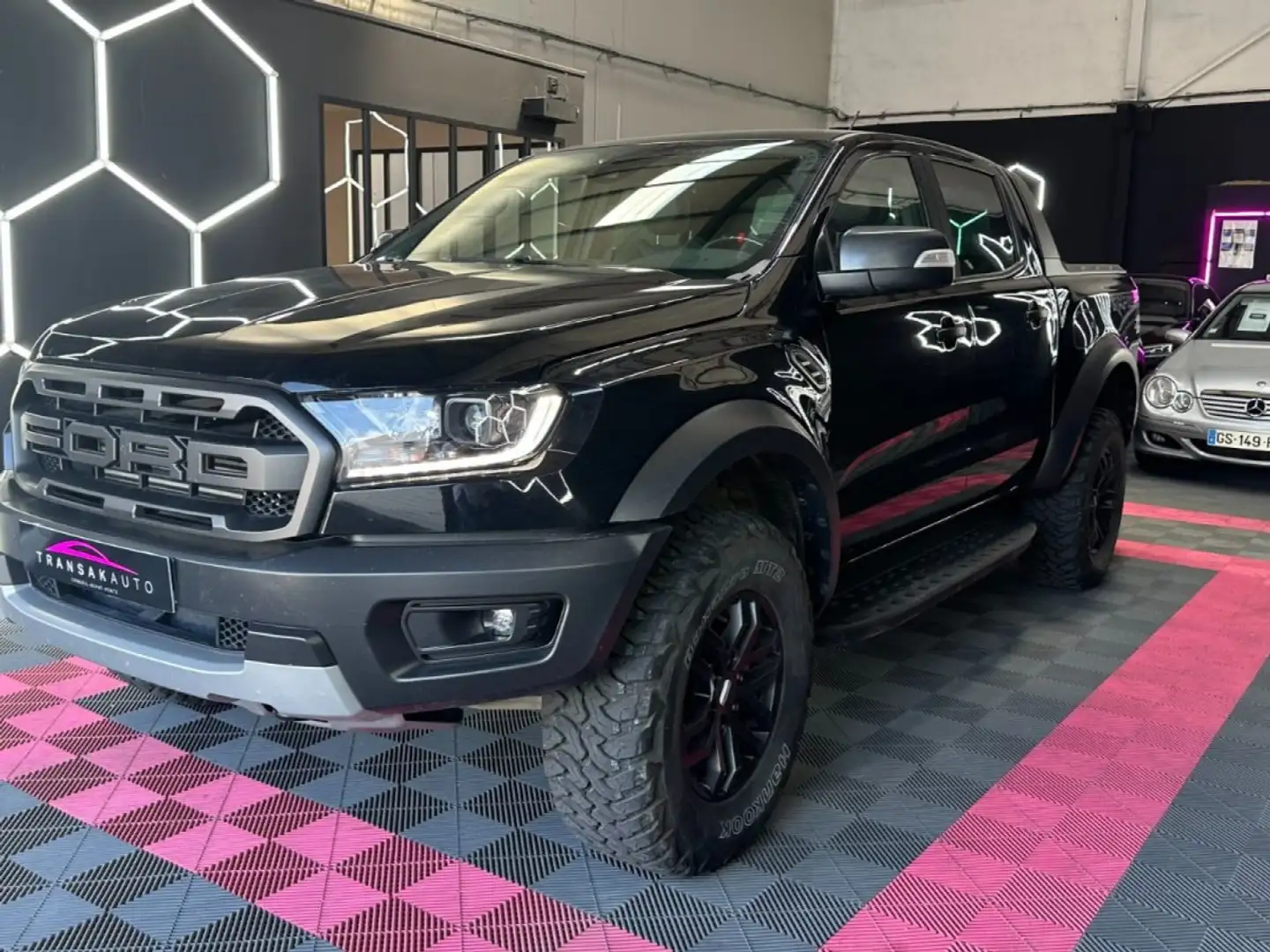 Ford Ranger DOUBLE CABINE RAPTOR 2.0L 213ch ~ Caméra de recul ~ Attelage ~ Sièges chauffants Noir - 2