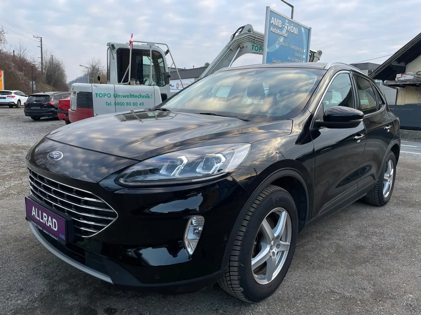 Ford Kuga 2,5 Duratec FHEV Titanium Aut. 4WD,* LED, ACC, AHK Schwarz - 2