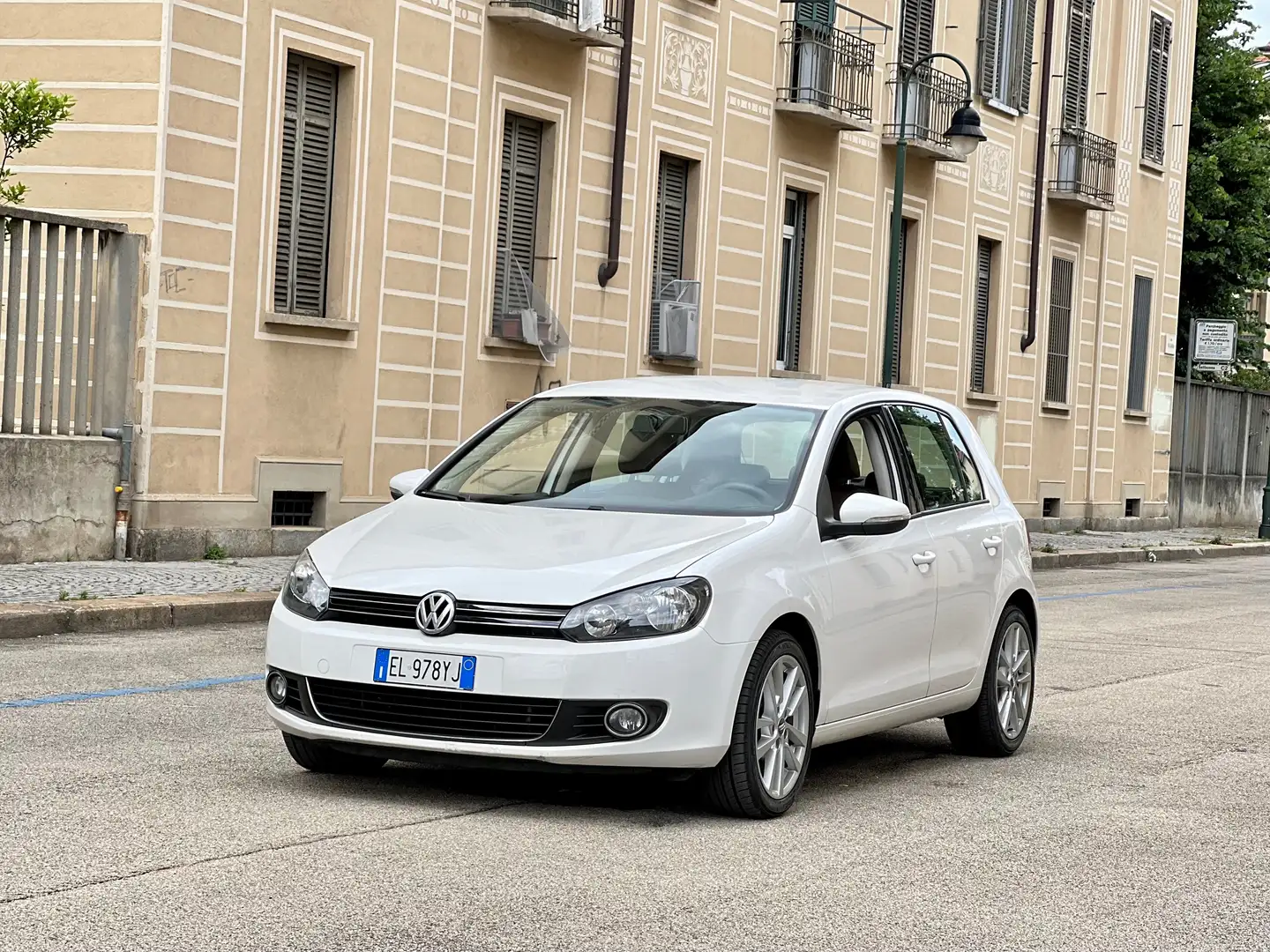 Volkswagen Golf 5P-te 2.0 TDi 140cv 4Motion Highline GANCIO TRAINO Biały - 1
