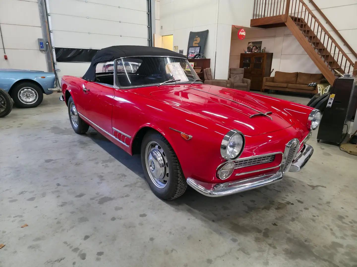 Alfa Romeo 2000 Touring Spider Rood - 2