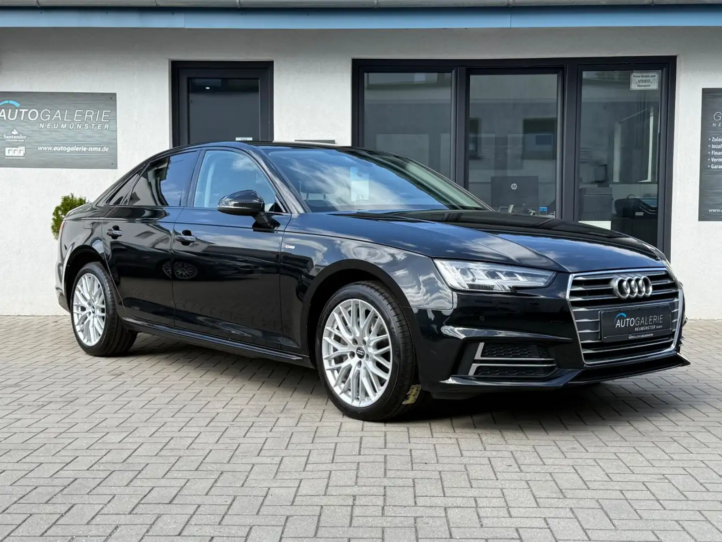 Audi A4 2.0TDI°S-Line°Matrix°D-Tacho°Tempo°Leder°PDC Schwarz - 2