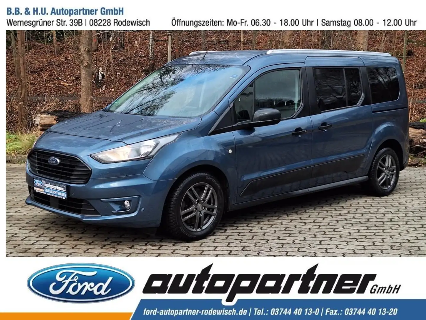 Ford Grand Tourneo Tourneo Connect L2 Trend*7 Sitze*AHK*Kamera*Navi Blau - 1
