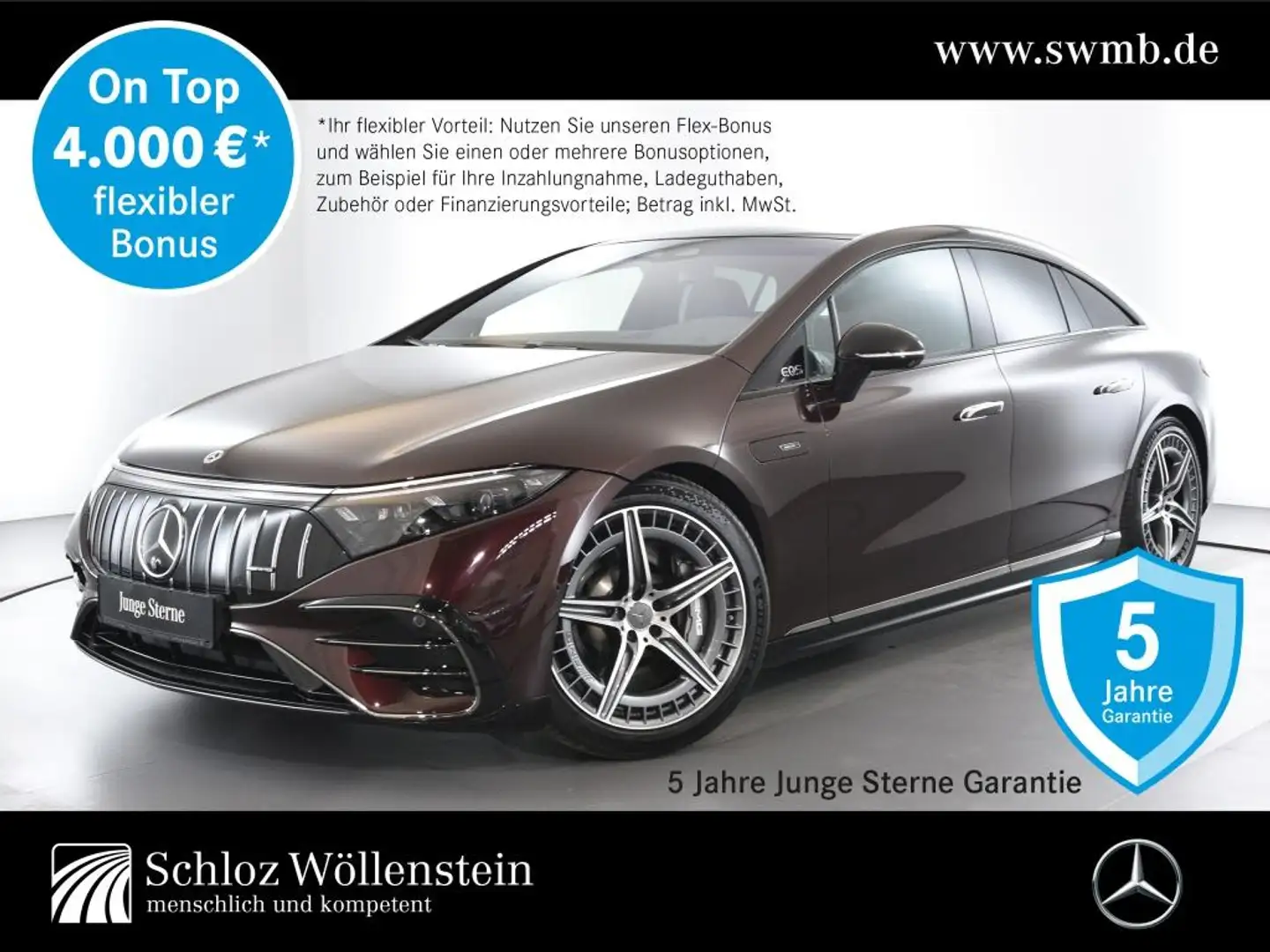 Mercedes-Benz EQS 53 AMG 4M+ DigitalLight/Fahrass+/Hyperscreen Rojo - 1