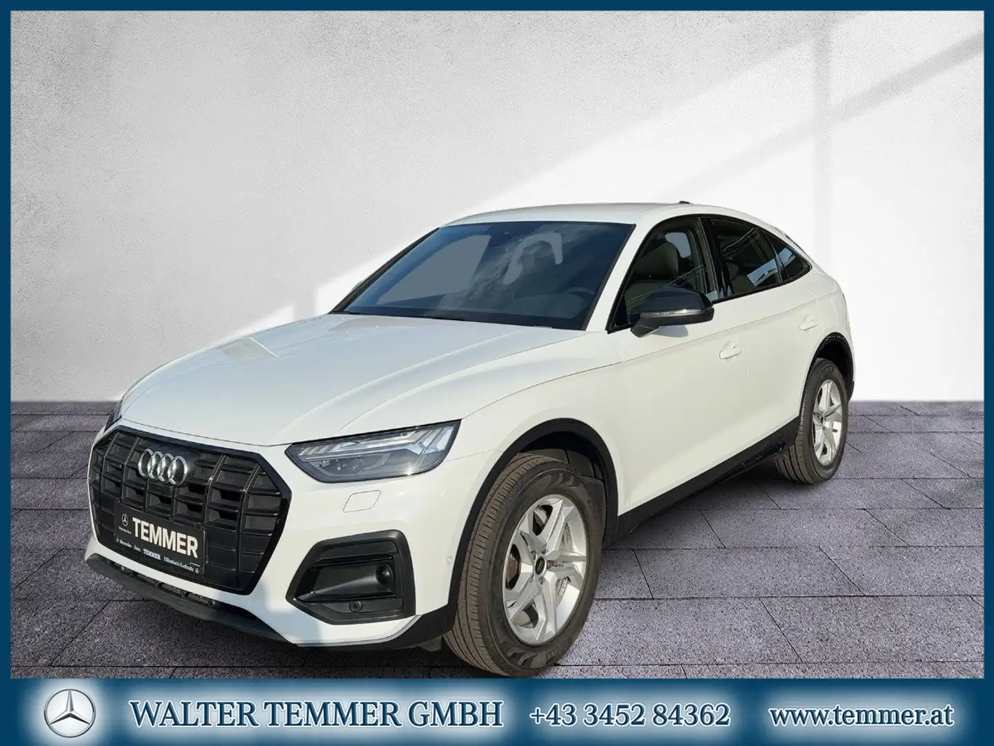 Audi Q5 Sportback 40 TDI quattro STHZG Matrix ACC AHV Weiß - 1
