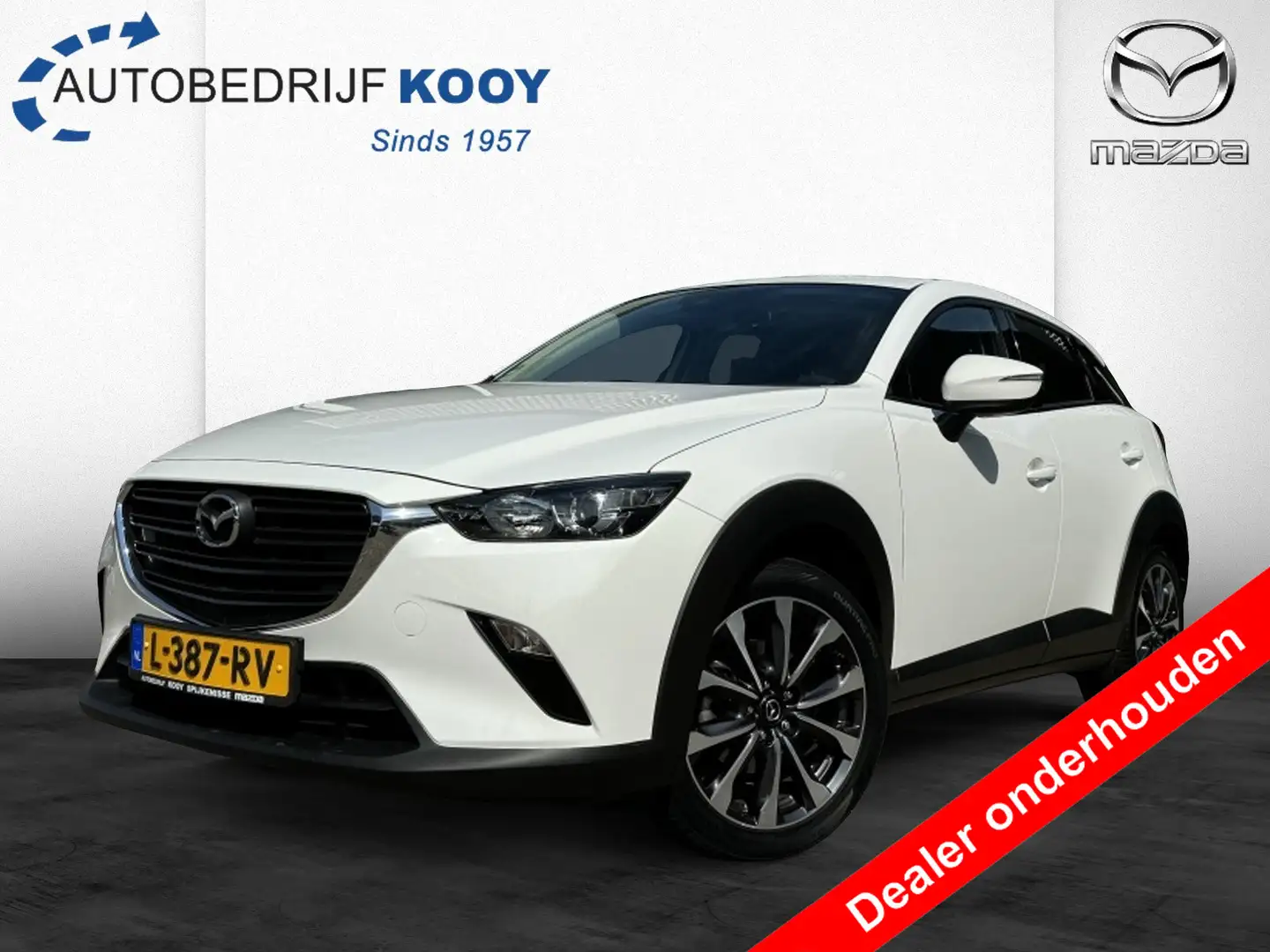 Mazda CX-3 2.0 SkyActiv-G Sportive / Carplay-Android Auto / C Bianco - 1