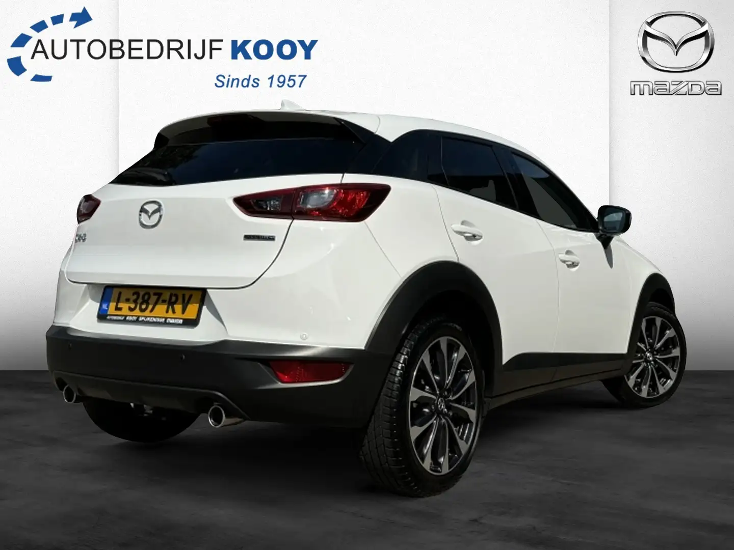 Mazda CX-3 2.0 SkyActiv-G Sportive / Carplay-Android Auto / C Weiß - 2