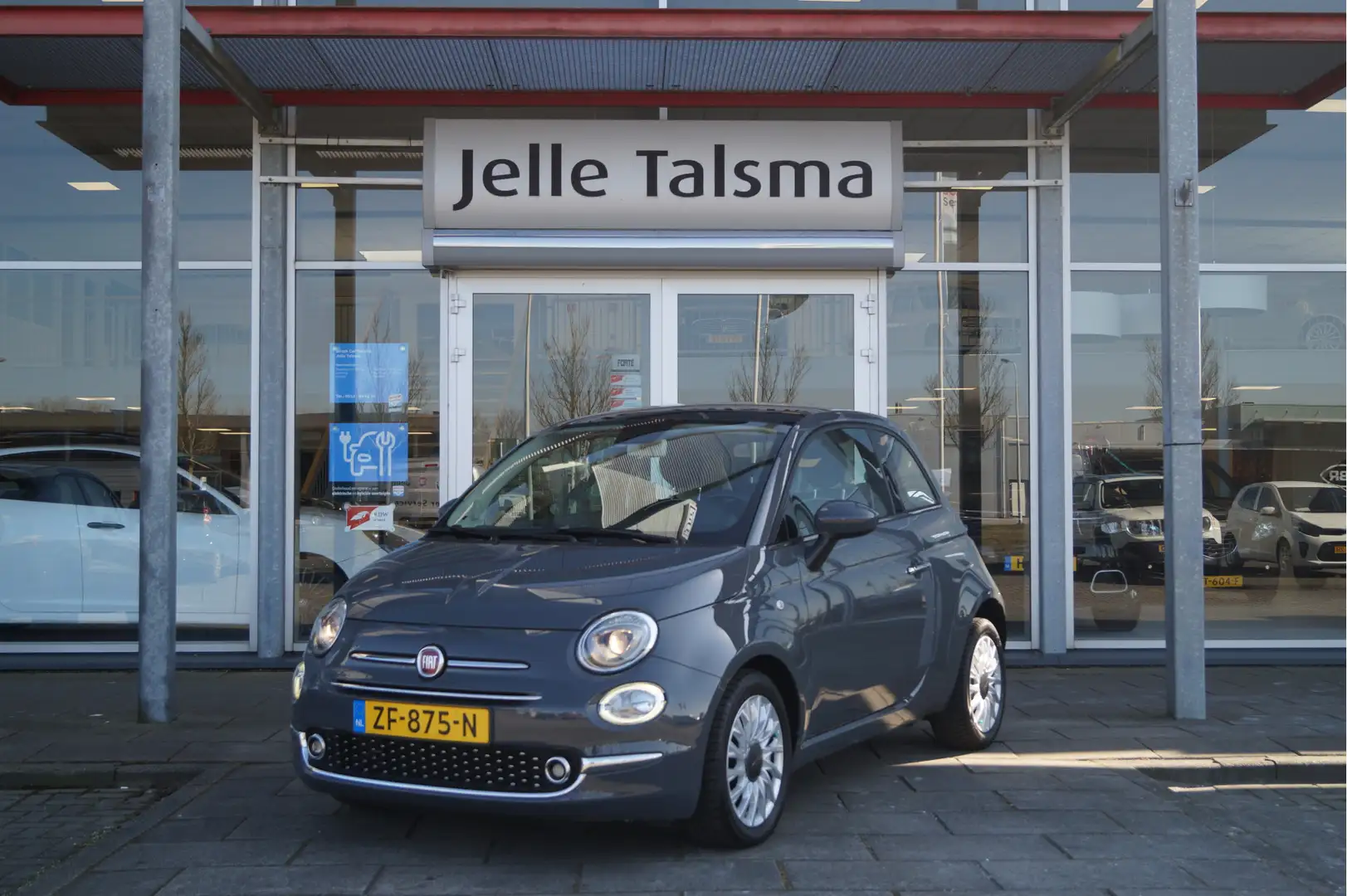 Fiat 500 TwinAir Turbo Lounge | Airco | Navigatie | 15" Lic Gris - 1