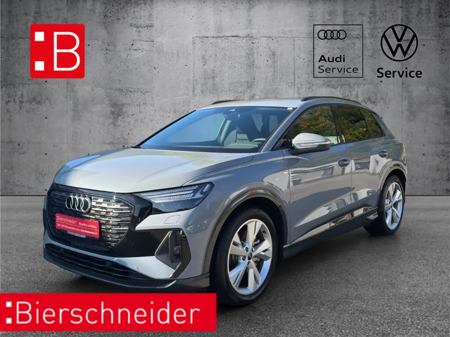 Audi Q4 e-tron 45 S line MATRIX 20 S-SITZE VIRTUAL ACC NAVI PDC C Gris - 1