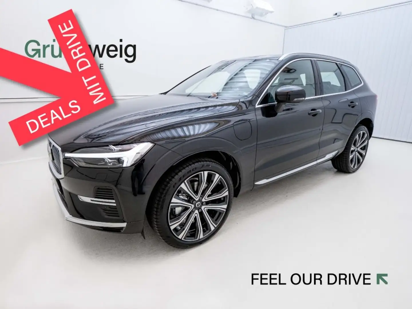 Volvo XC60 Recharge Ultimate, T6 AWD Plug-in Hybrid, Elektris Schwarz - 1