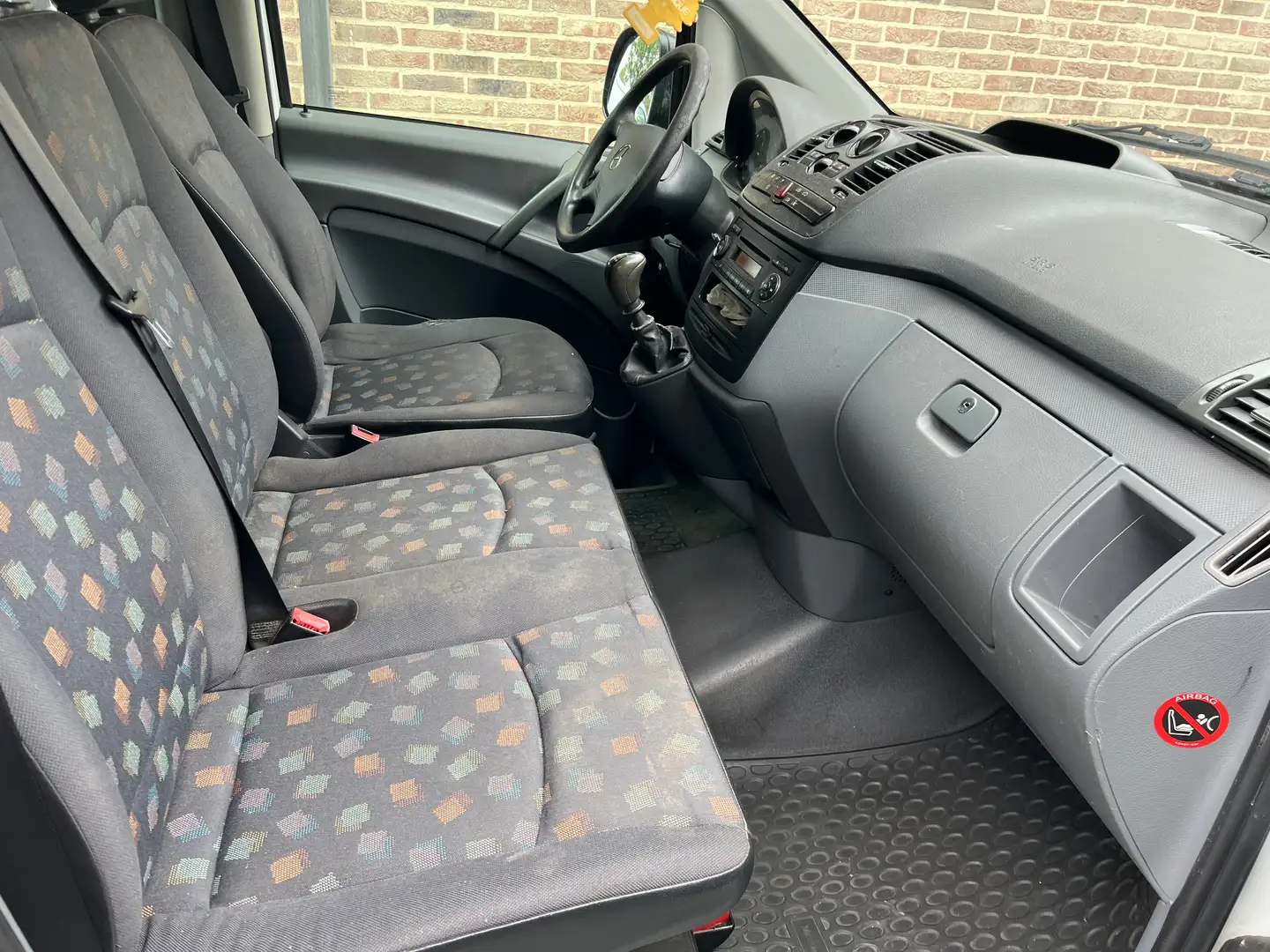 Mercedes-Benz Vito vito 109 cdi minibus. 9 plaatser. handel/ export Wit - 2