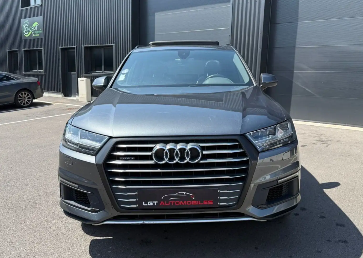 Audi Q7 V6 TDI 373ch e-tron Avus quattro Tiptronic Gris - 2