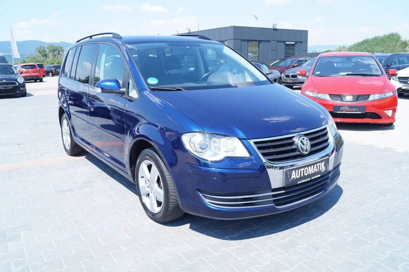 Volkswagen Touran United AUTOMATIK 7 Sitzer Klima SHZ PDC Blauw - 1