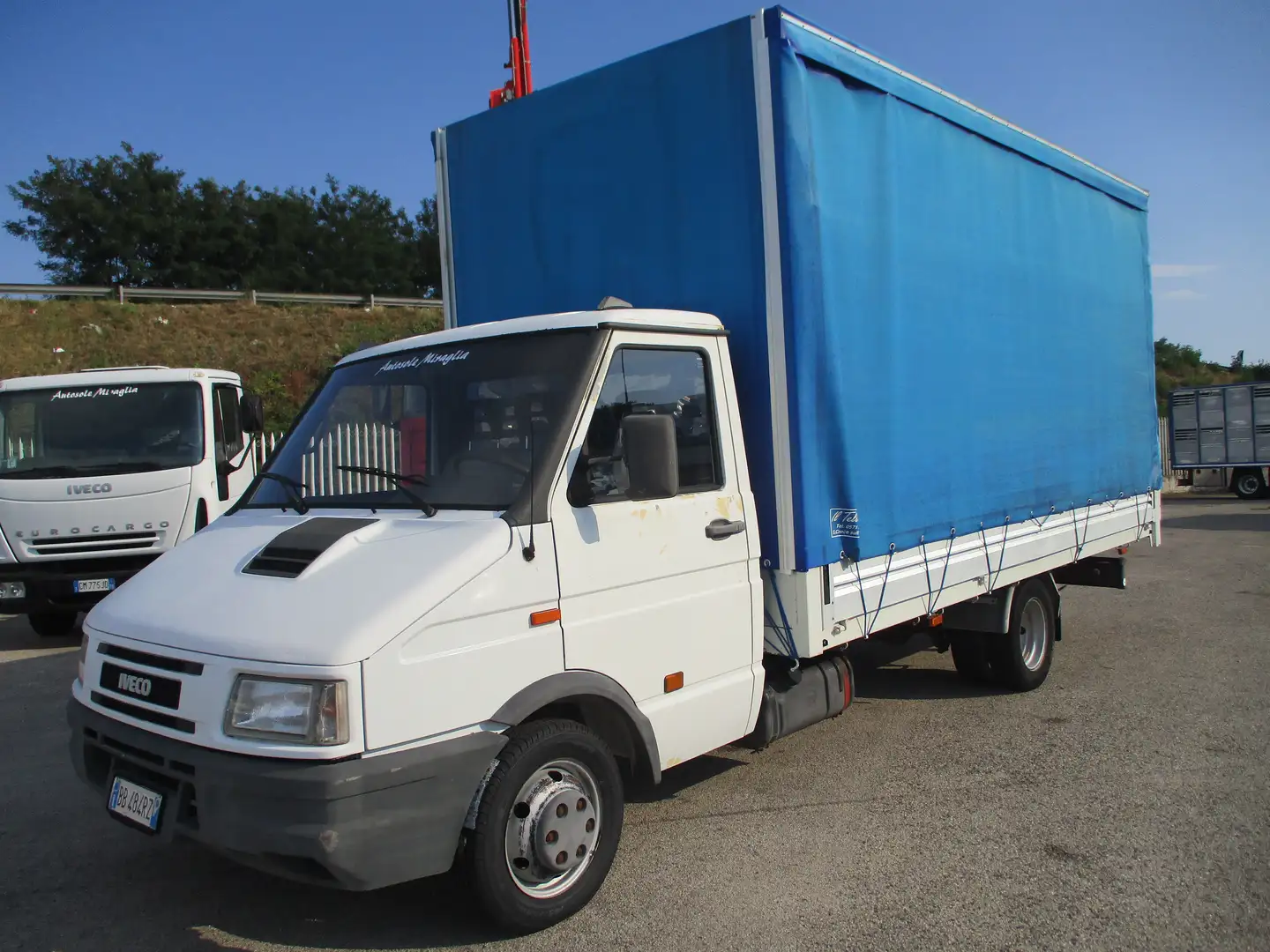 Iveco Daily 35-10 2.8 TURBO 148000KM CENTINA ALZA/ABBAS 5METRI Bianco - 1