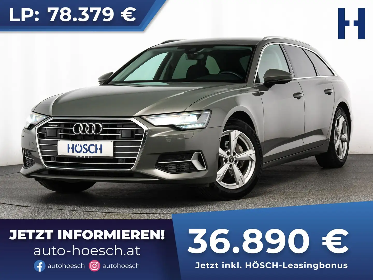 Audi A6 Avant 40 TDI quattro Sport TOP EXTRAS -53% Grau - 1