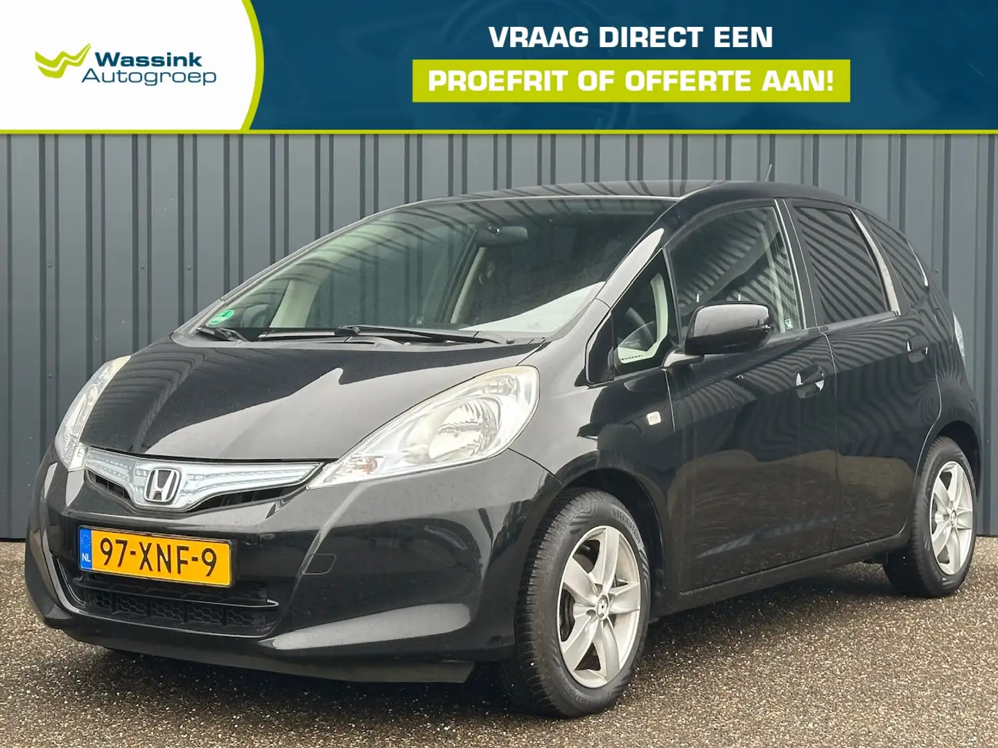 Honda Jazz Hybrid 1.4 i-VTEC Hybrid 102pk Automaat Business M Zwart - 1