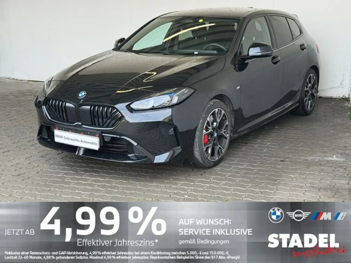 BMW 120 M Sport Navi.LED.DriveAs.KomfZg.RüKam.SHZ Schwarz - 1
