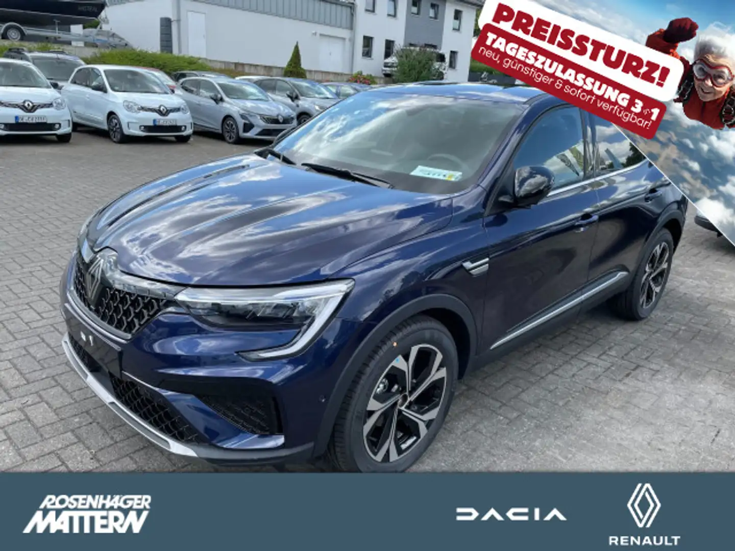 Renault Arkana Techno TCe140 EDC  Automatik Blau - 1