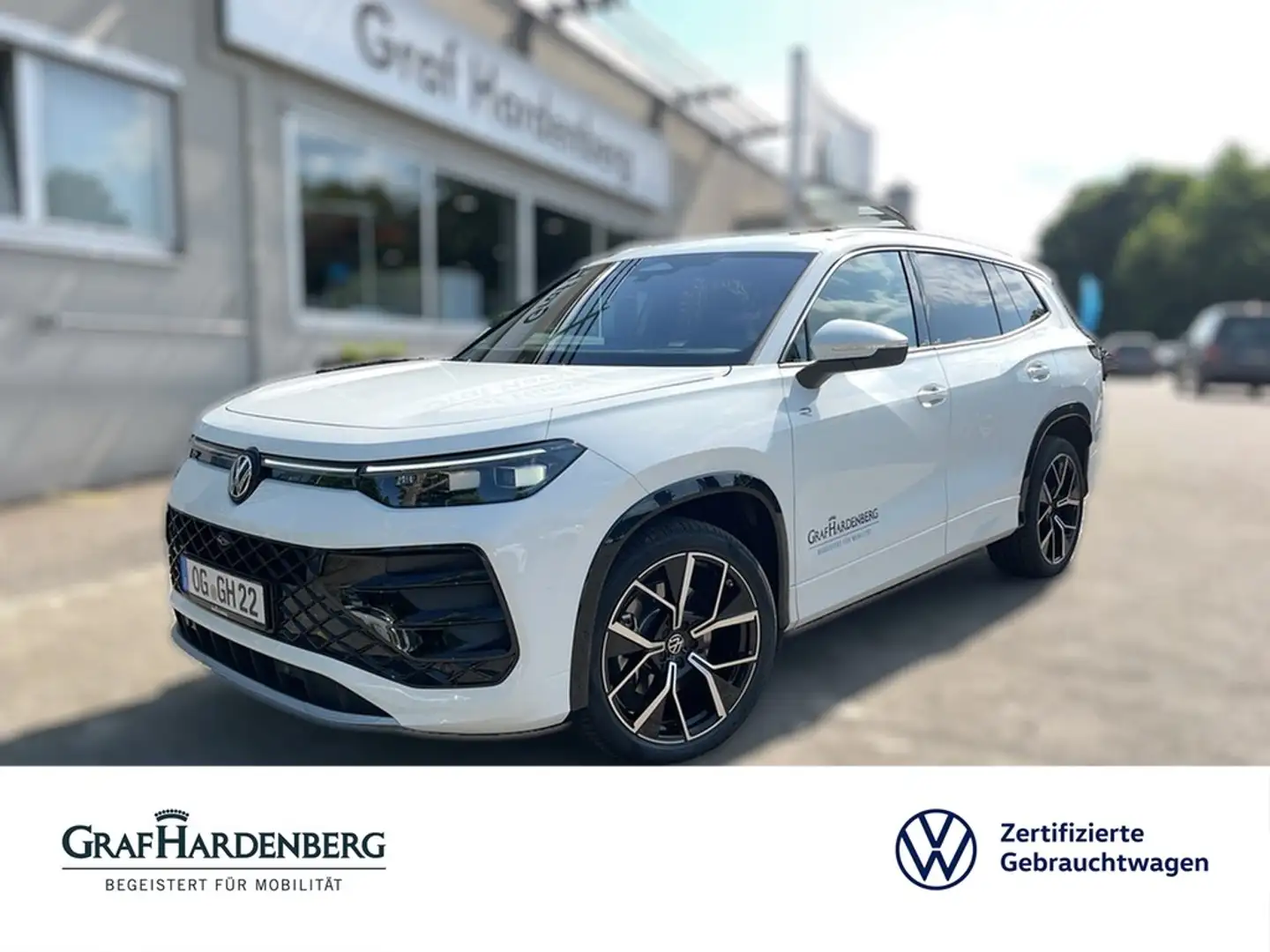 Volkswagen Tayron R-Line 4Motion TDI DSG AHK Panoramadach Weiß - 1