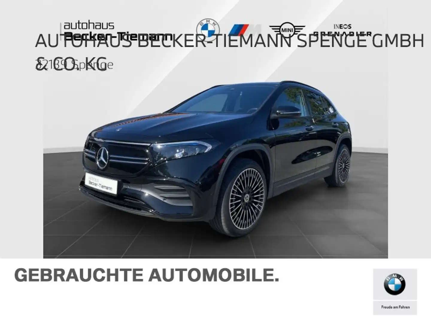 Mercedes-Benz EQA 300 4MATIC AMG LINE*AHK*ADVANCE PLUS*20ZOLL* Zwart - 1