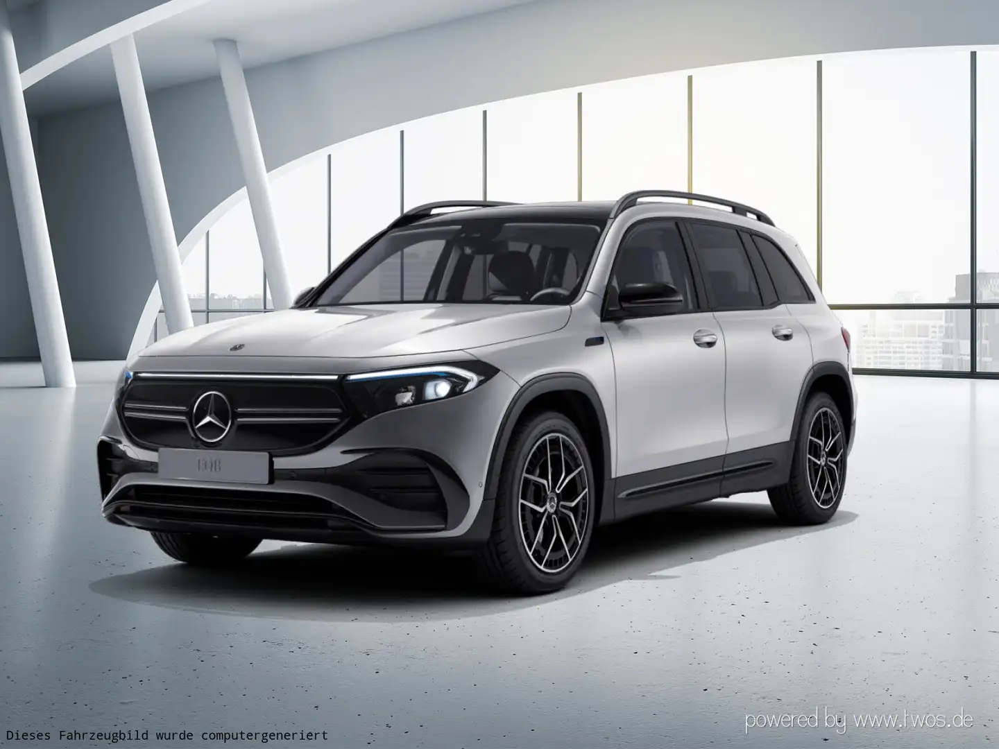 Mercedes-Benz EQB 350 EQB 350 4M AMG Advanced+ Night Pano KeyGo 360° Silber - 2