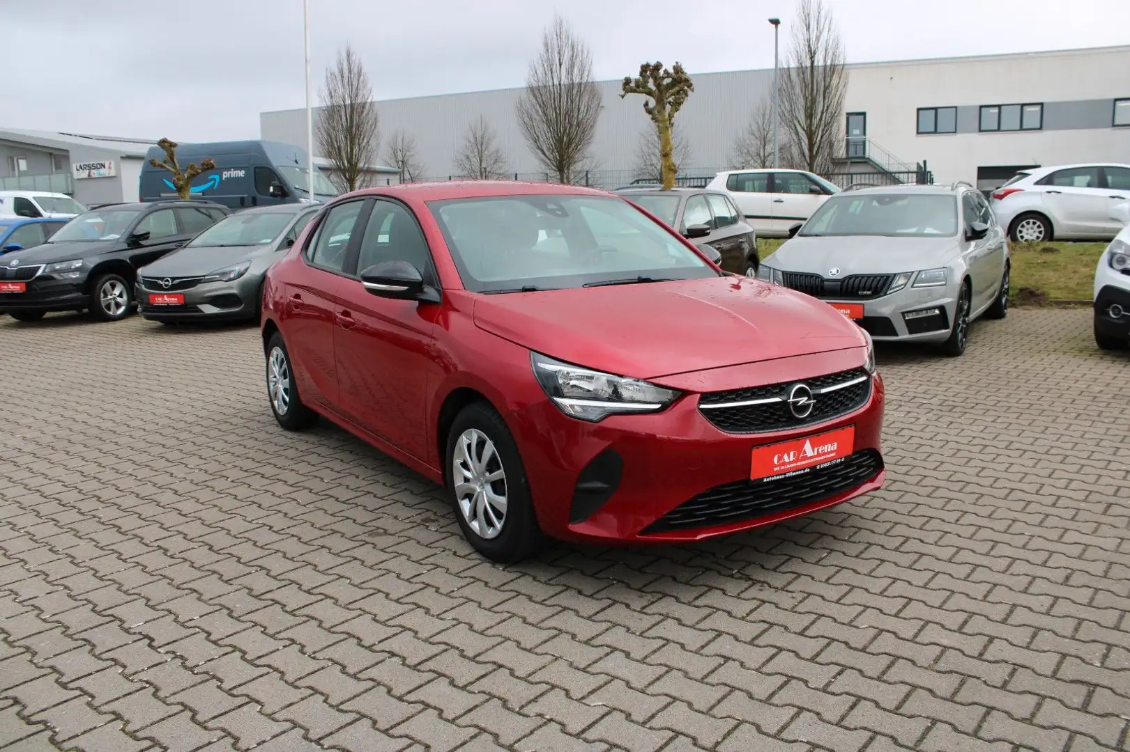 Opel Corsa F 1.2 Edition*1.Hand*Klima*SHZ* Rouge - 1