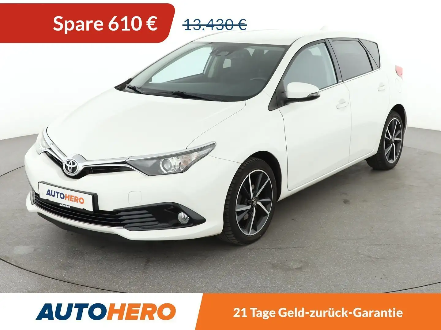 Toyota Auris 1.2 Turbo Edition-S+*TEMPO*CAM*SHZ*KLIMA*GARANTIE* Weiß - 1