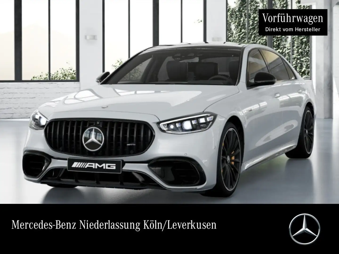 Mercedes-Benz S 63 AMG S 63 E PANO+360+DIGITAL-L+BURMESTER3D+FAHRASS+TV Weiß - 1