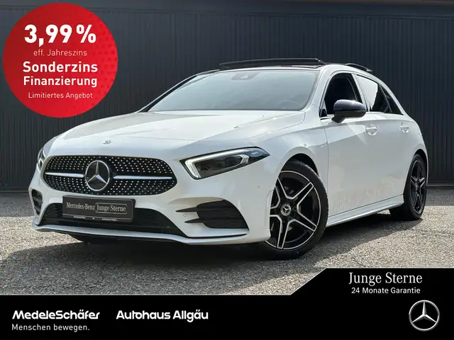 Mercedes-Benz A 200 4MATIC AMG Night Pano Soundsys MLed Ambi AMG Line Sport/PanoSD/LED/8G DCT/Park/Sitzh/Temp/Digitales Radio/Chrom/Klima