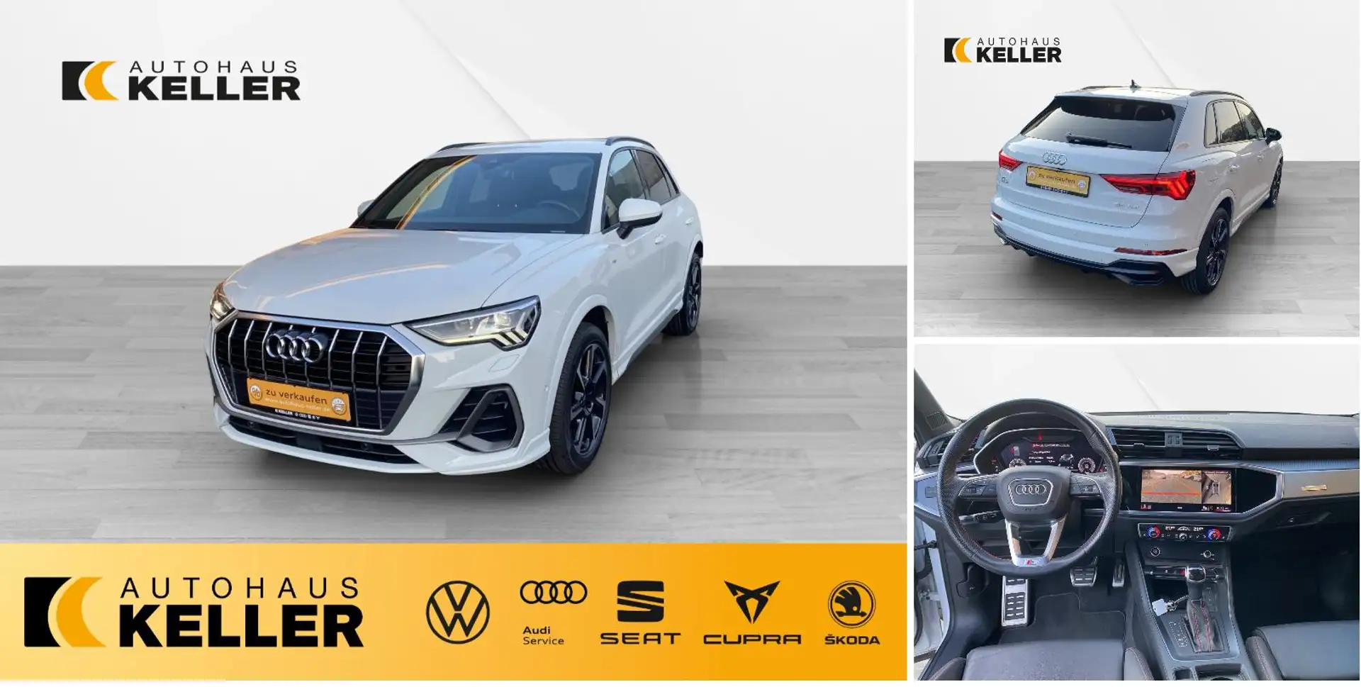 Audi Q3 S line 35 TDI S line Matrix/Navi/PDC/LWS/Clima/ Blanc - 1