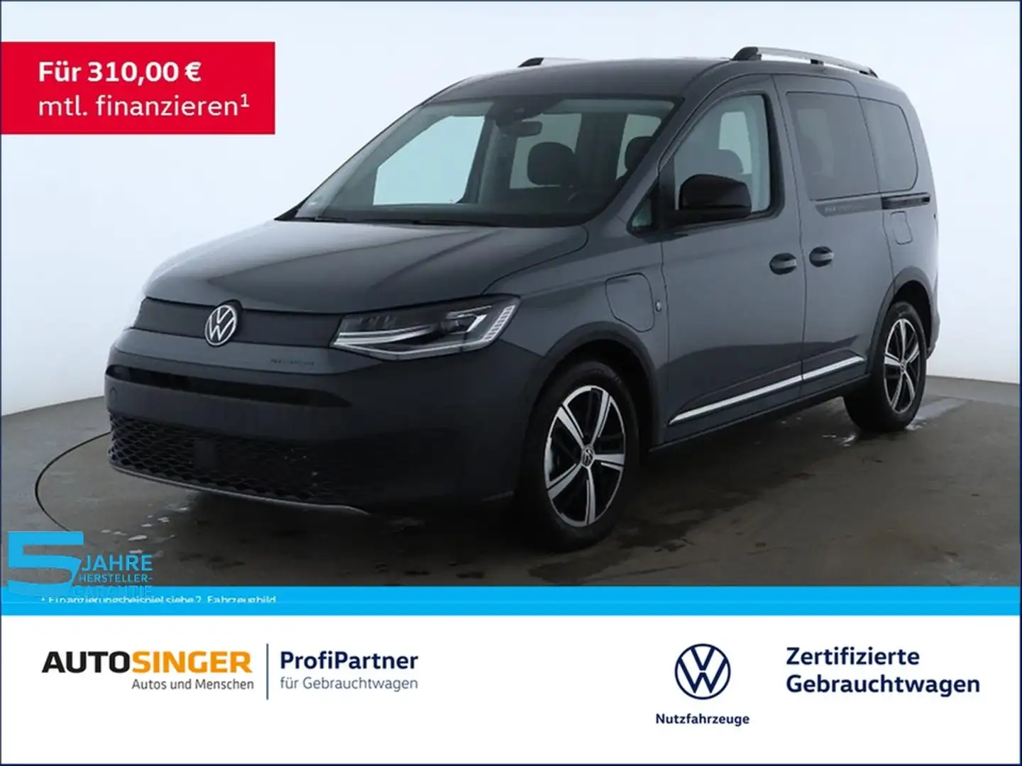 Volkswagen Caddy PanAmericana eHybrid *LED*ACC*R-CAM*SHZ* Grau - 1