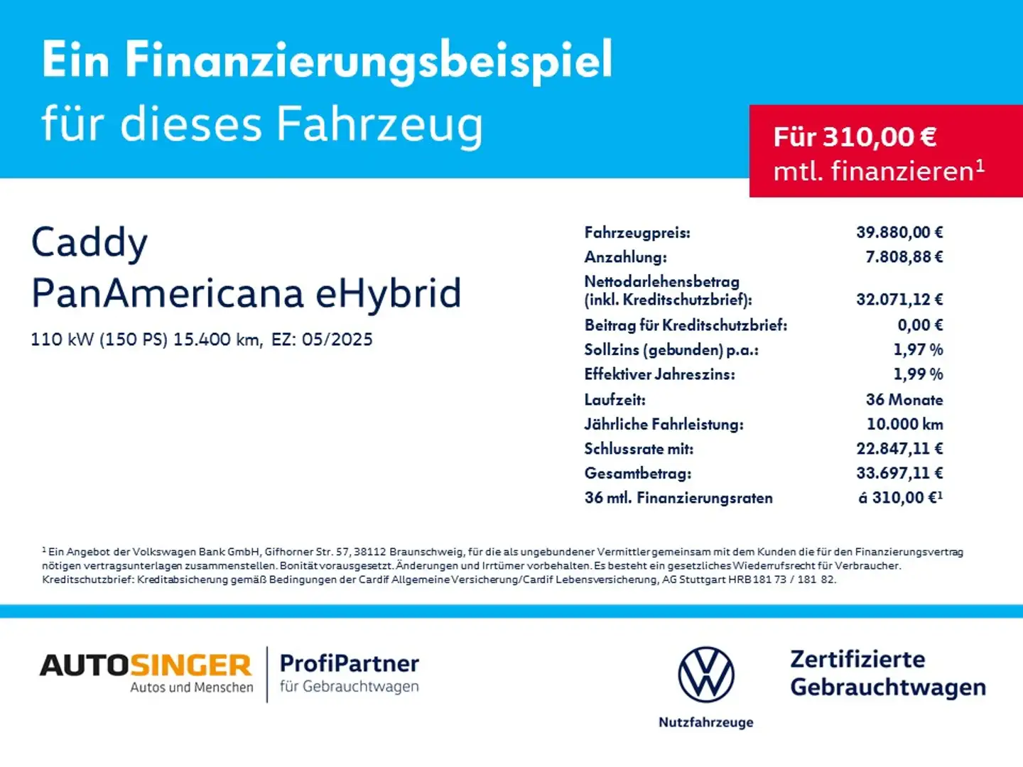 Volkswagen Caddy PanAmericana eHybrid *LED*ACC*R-CAM*SHZ* Grau - 2