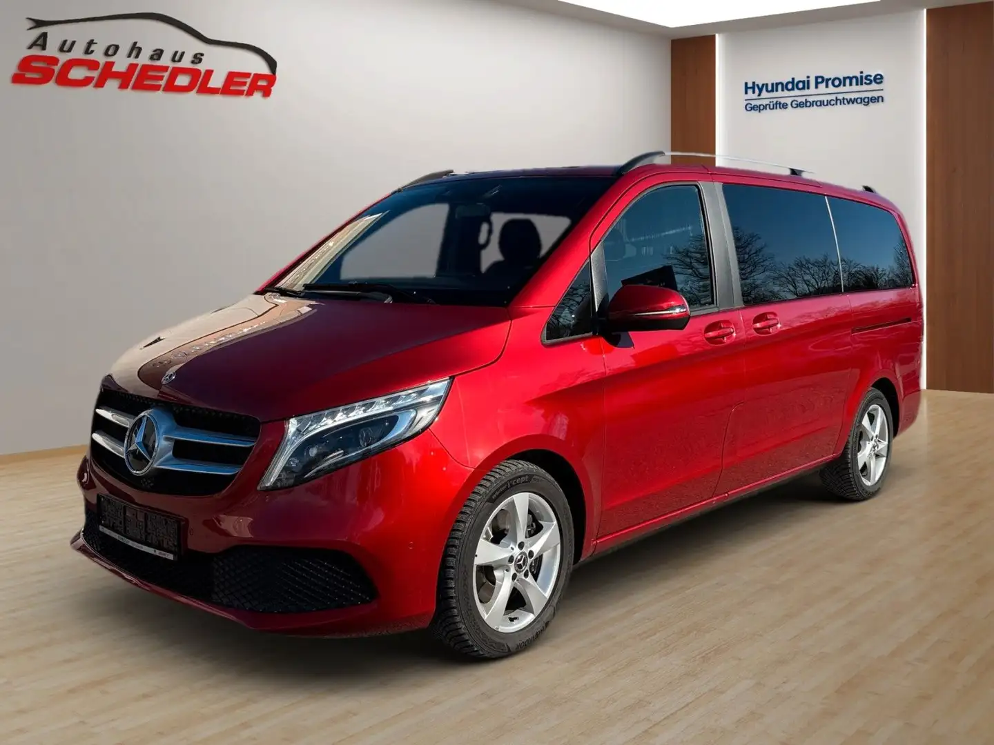 Mercedes-Benz V 300 d Edition lang + Reifen neu + Bremsen neu Roşu - 1