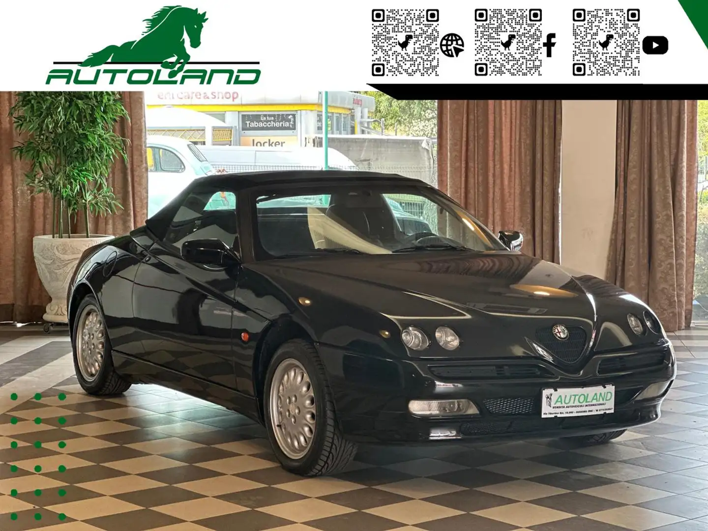 Alfa Romeo Spider 2.0i 16V Twin Spark cat*Tagliandata*Pari al nuovo Nero - 2