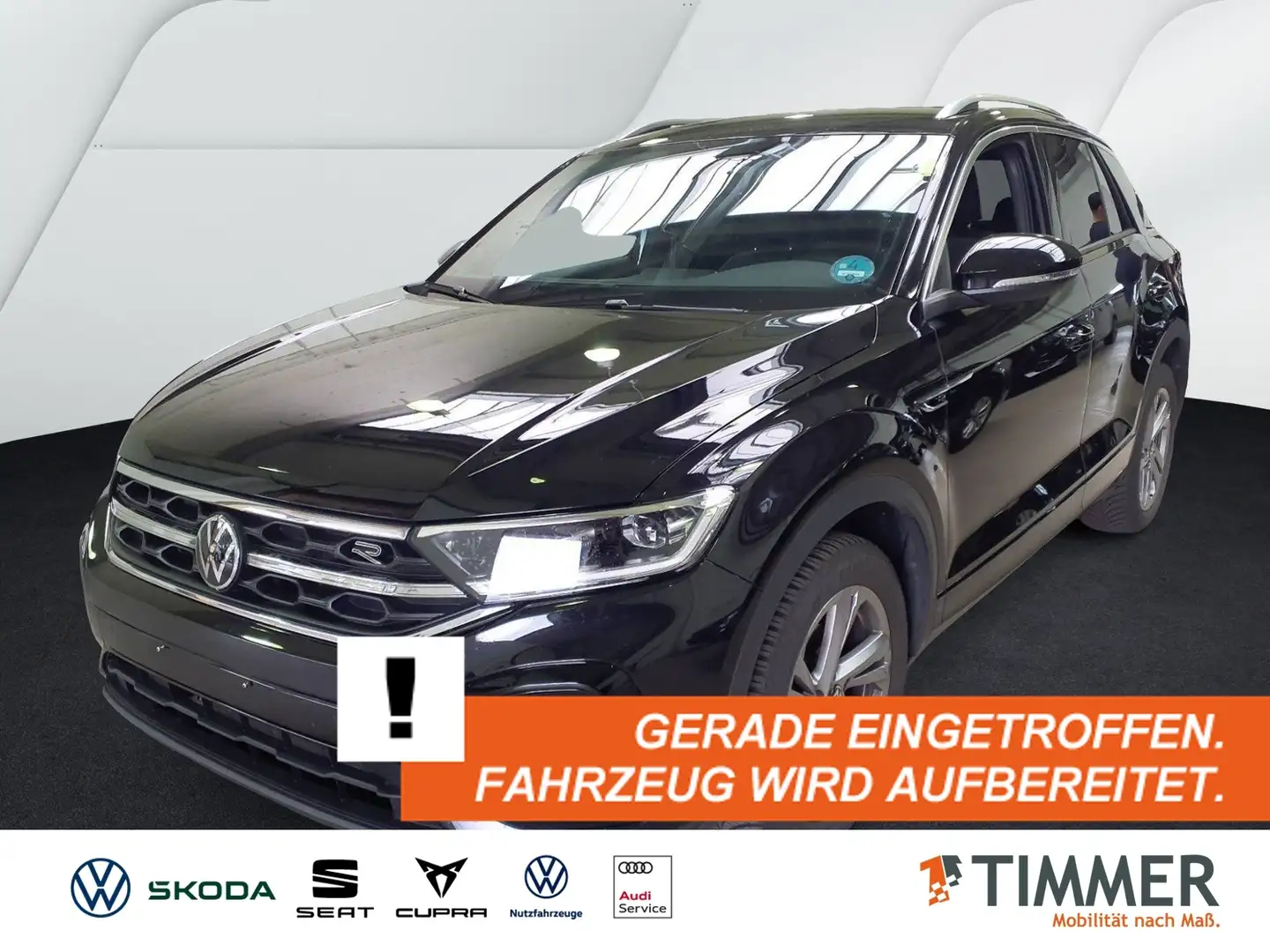 Volkswagen T-Roc 1.5 TSI DSG R-LINE *AHK *LED *RKAM *ACC *APP *LM Schwarz - 1
