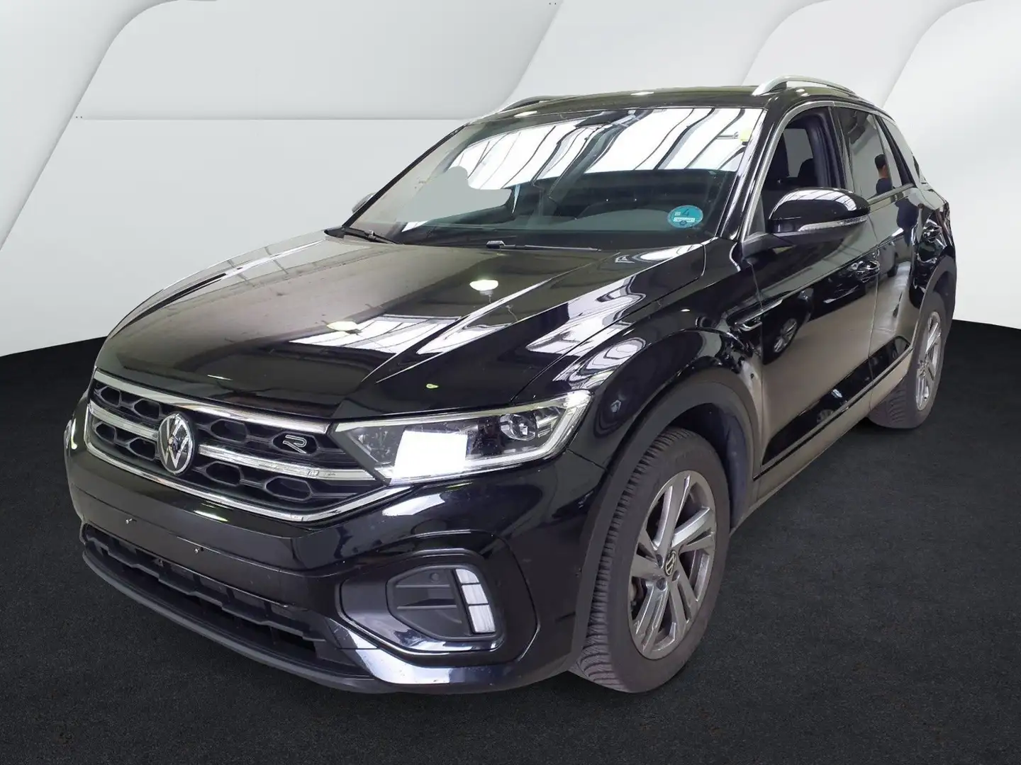Volkswagen T-Roc 1.5 TSI DSG R-LINE *AHK *LED *RKAM *ACC *APP *LM Schwarz - 2