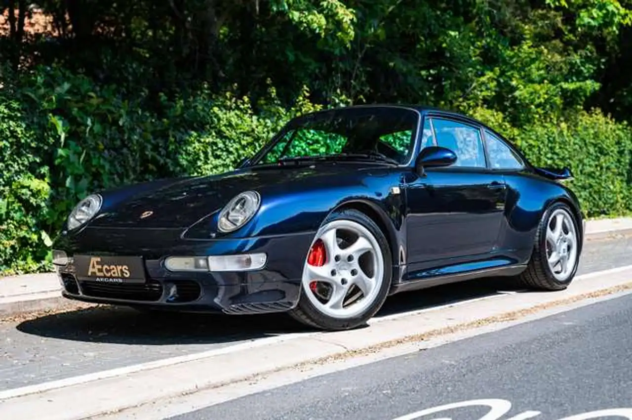 Porsche 993 911 TURBO COUPE / FULL SERVICE / PCCM / CC / MIDNIGHT BLUE, foto 2