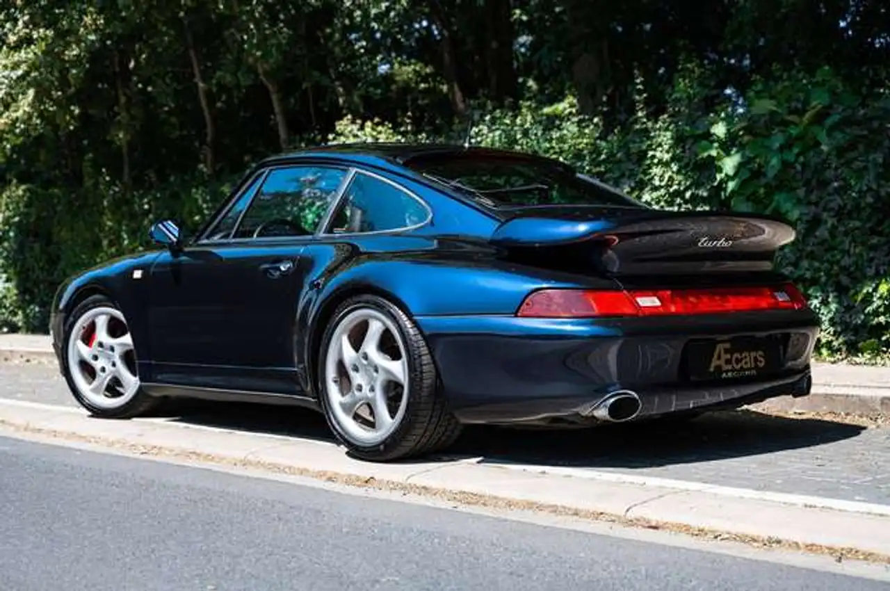 Porsche 993 911 TURBO COUPE / FULL SERVICE / PCCM / CC / MIDNIGHT BLUE, foto 4