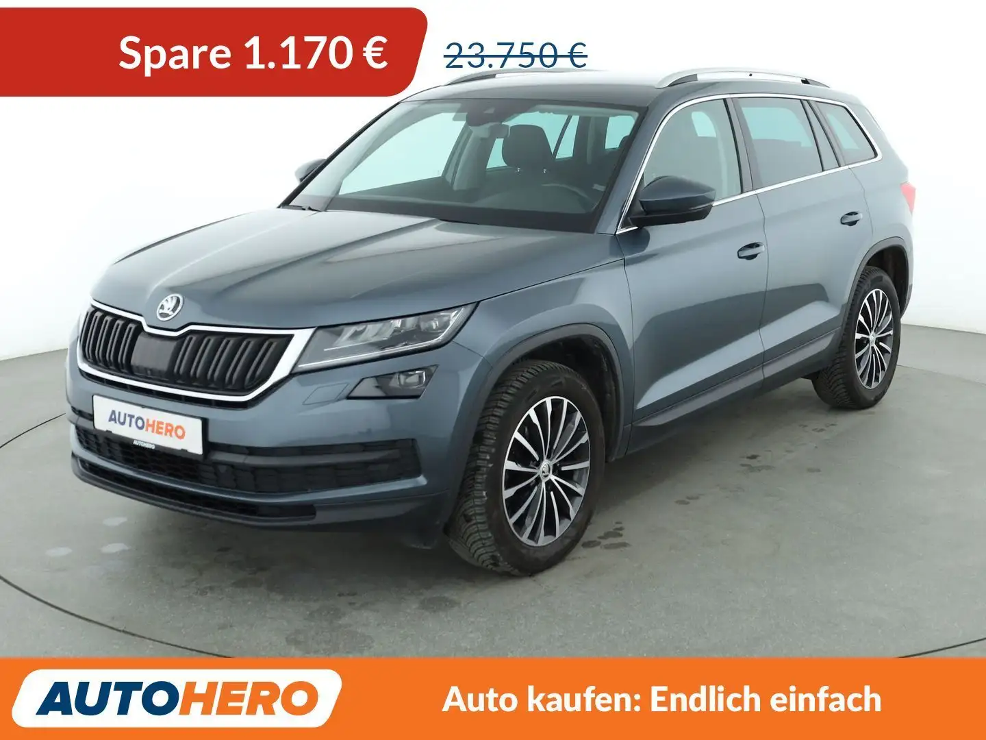 Skoda Kodiaq 1.4 TSI ACT Style Aut.*NAVI*LED*CAM*SPUR*PDC*SHZ* Grau - 1