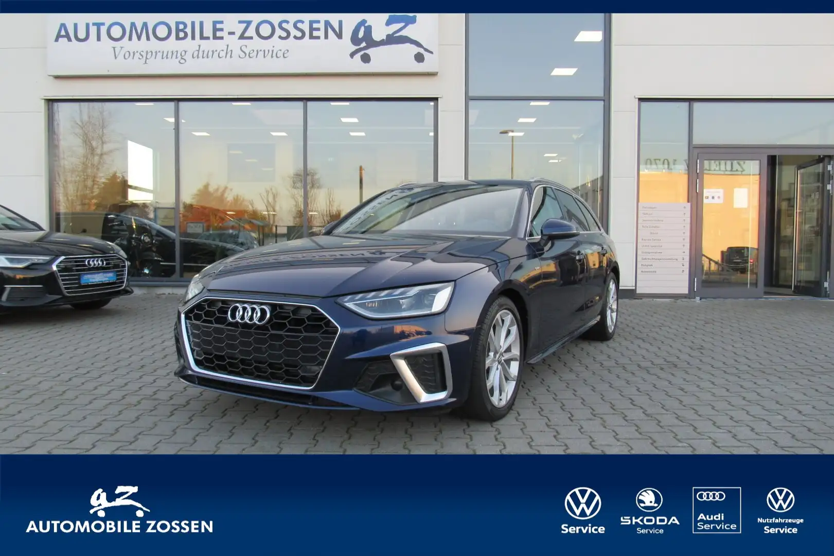 Audi A4 A4 40 2.0 TFSI Avant S line (EURO 6d-TEMP) Autom. Bleu - 1