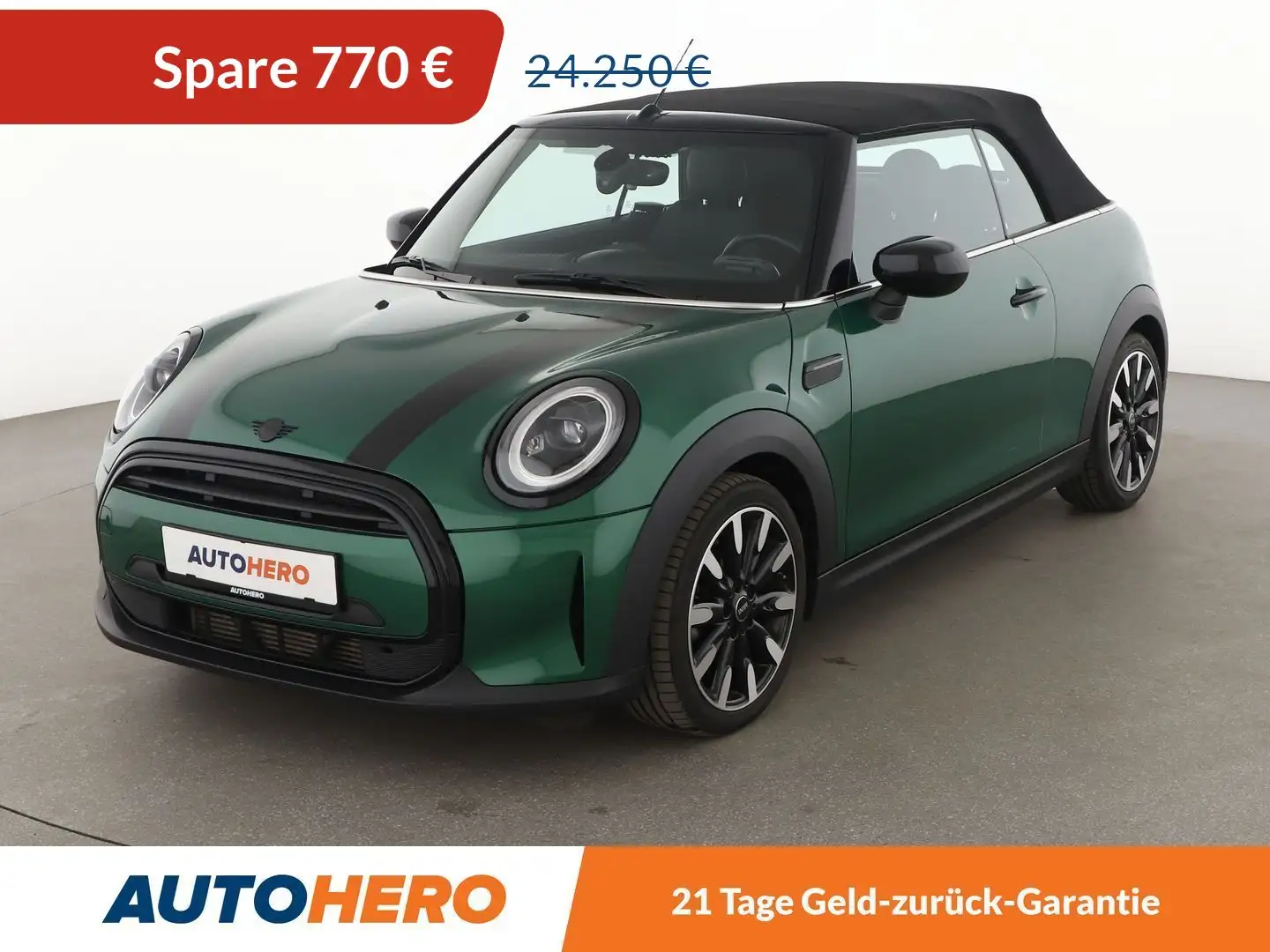MINI Cooper Cabrio Cooper Classic Trim *NAVI*LED*LIM*PDC*SHZ* Grün - 1