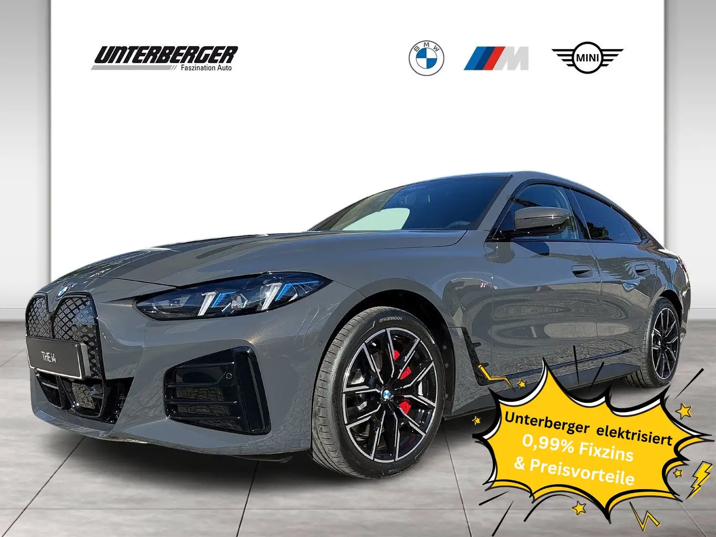 BMW i4 xDrive40 Gran Coupe G26 M Sportpaket DAB Gris - 1