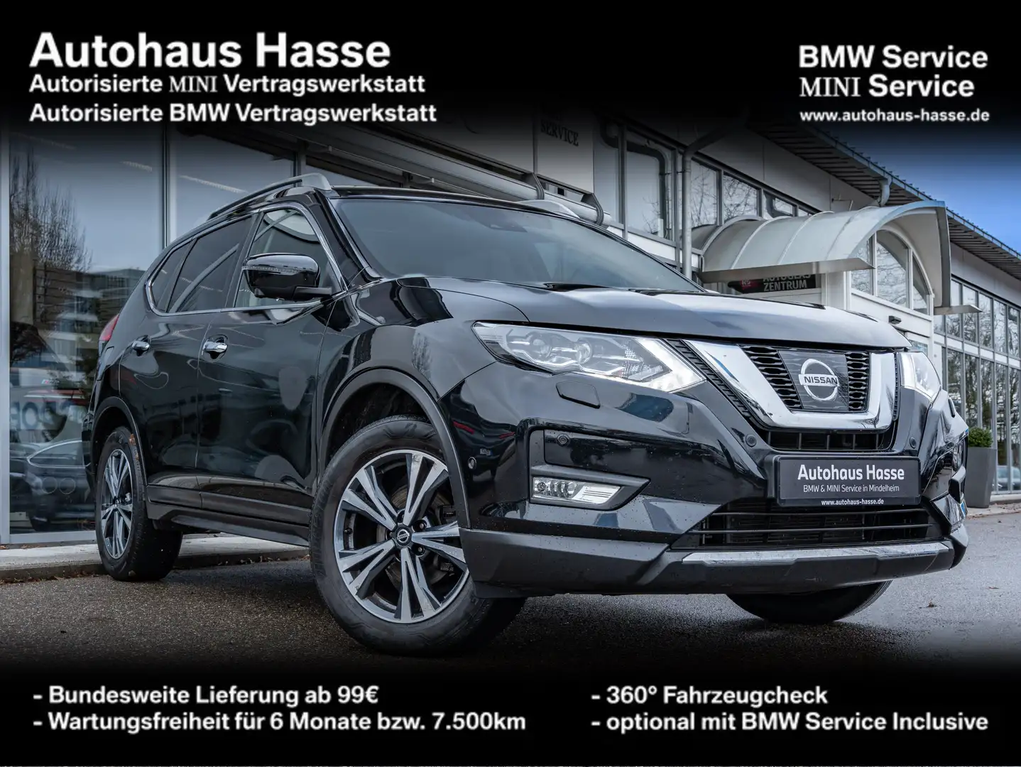 Nissan X-Trail N-Connecta 360° Kamera 2Z-Klima LED Lenkradheizung Schwarz - 1