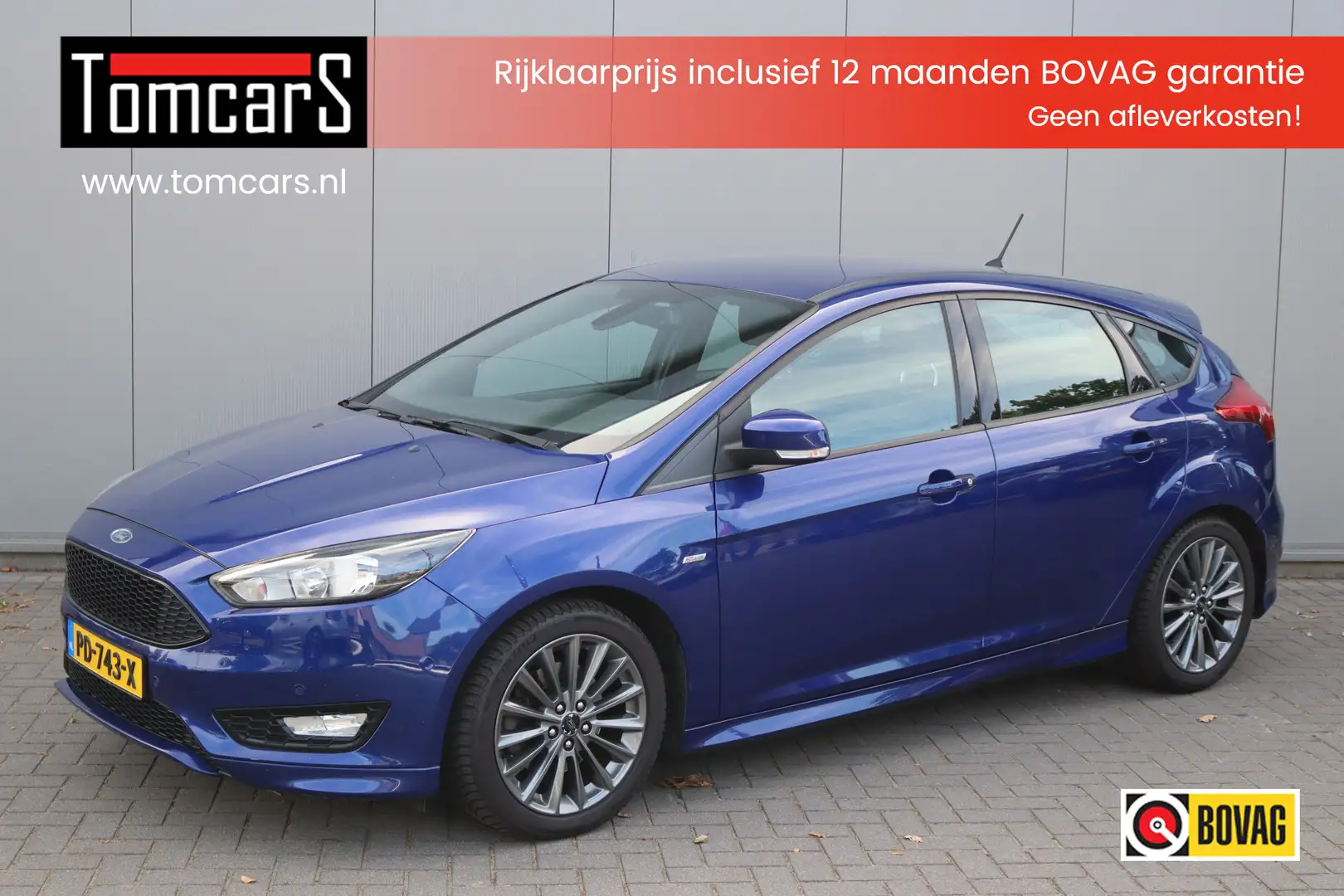 Ford Focus 1.5 EcoB. 150PK ST-Line Carplay-android/Parkeerhul Bleu - 1