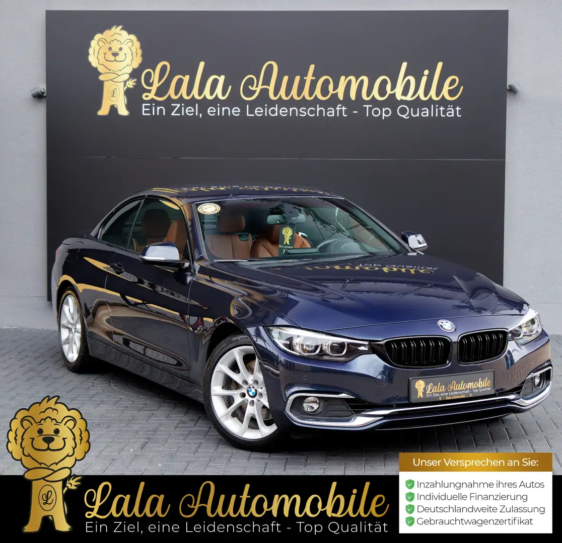 BMW 430 i Cabrio 2.0 BMW Individual CARPLAY H&K Blau - 1